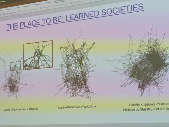 On this slide, there is a zoom on a tiny part of the network.