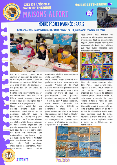 Page de l'article