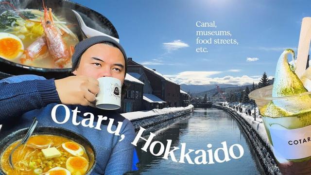 Otaru Canal, Taishougarasu Museum, & Sakaimachi Street • E12  | Japan Silent Vlog