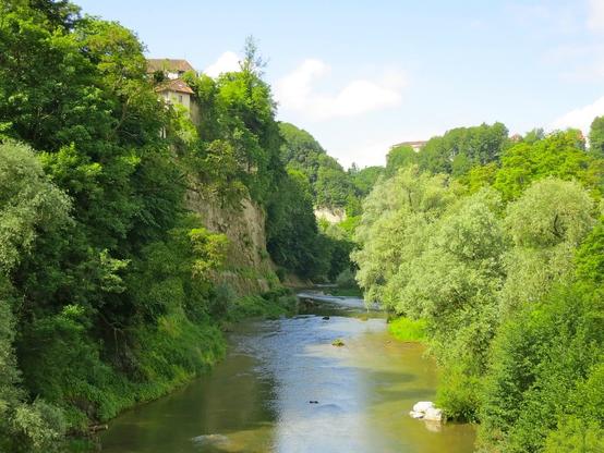 photo - Sarine River, Fribourg, Switzerland
