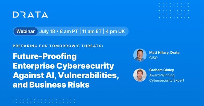 Drata webinar invite