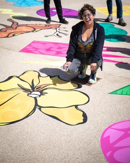 Favianna Rodriguez, photo by Alex Grant, Parks Conservancy