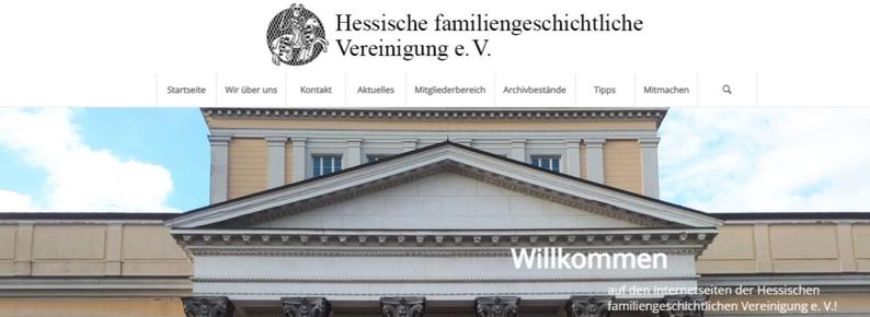 Hessische familiengeschichtliche Vereinigung HfV