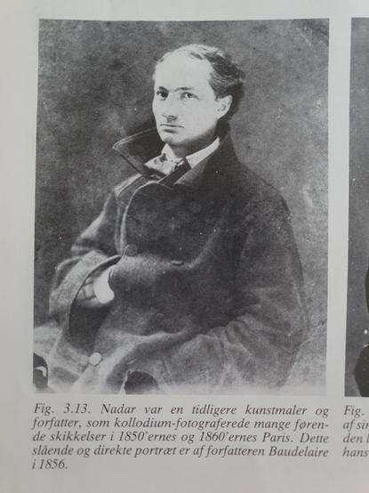 Old collodium portrait, from "Fotografiens historie" by Michael Langford.