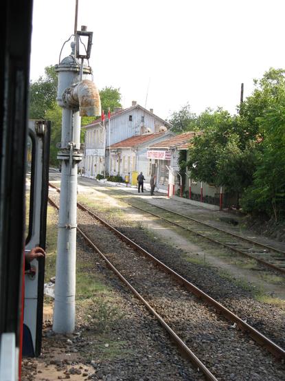 Uzunköprü train station in Turkey.