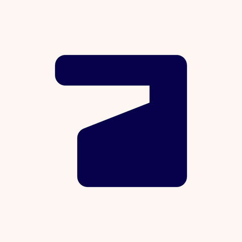An illustration of the number 7 in the style of a classic OCR (Optical Character Recognition) font