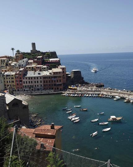 Vernazza and its port
