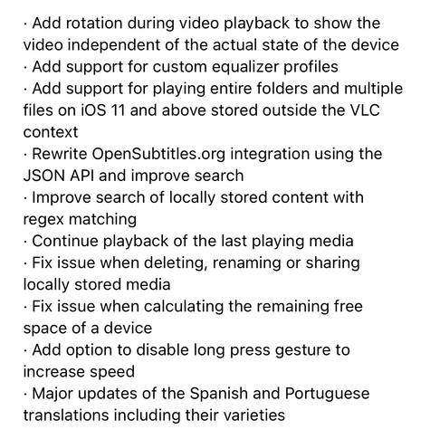 Release notes