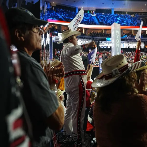 RNC crowd costumes