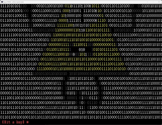 ASCII version of Bill Cipher from Gravity Falls.