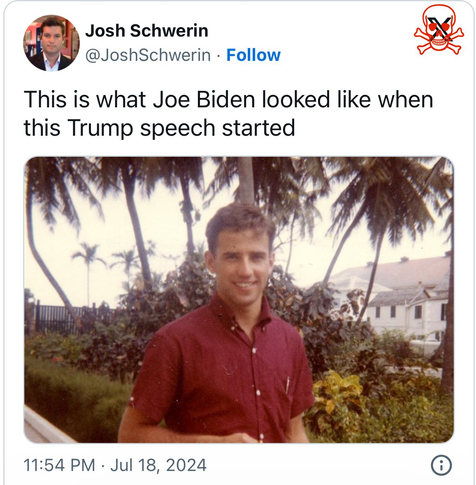 Political strategist Josh Schwerin post