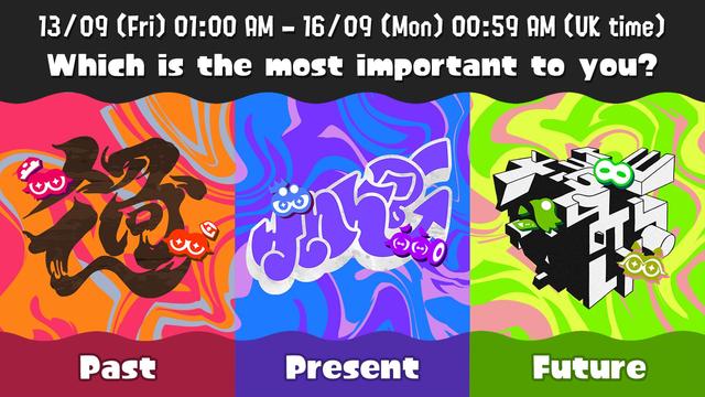 13/09 1am - 16/09 1am

Which is the most important to you?

Past, Present or Future