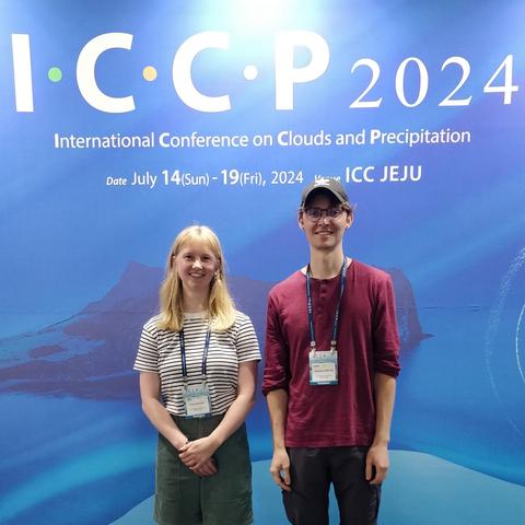 Clara Bayley and Raphael Pistor in Korea at the ICCP 2024.