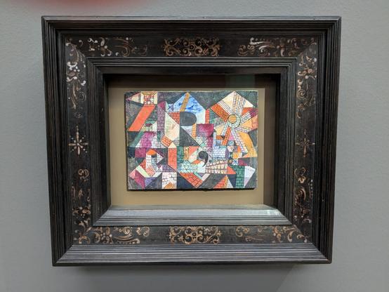 Photo of Paul Klee's "City of R"