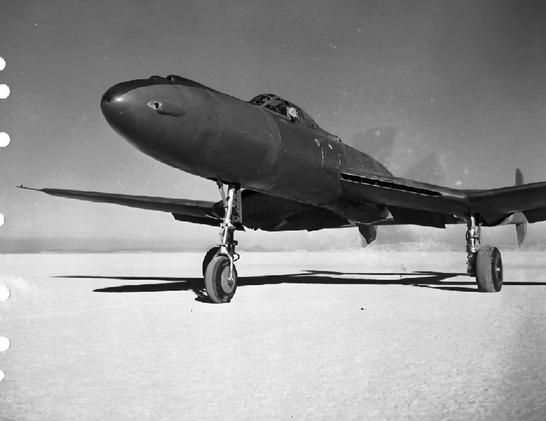 Vultee XP-54 Swoose Goose resulted from United States Army Air Corps proposal R-40C issued on 27 November 1939 for aircraft with improved performance, armament, and pilot visibility over existing fighters; it specifically allowed for unconventional aircraft designs. Also designed to this request were the Curtiss XP-55 Ascender and the Northrop XP-56 Black Bullet.

Initially designed as a low-altitude interceptor, this was changed to a high-altitude interceptor. The resulting addition of a pressurized cockpit led to a unique pilot entry method, where the seat acted as an elevator. The seat was lowered and raised electrically while the pilot at it it. Bail out was also complicated by the pusher propellors and a downward firing ejector seat was installed.

Two prototypes were built (41-1210 and 42-108994, although the second was wrongly marked 42-1211). Performance fell short of design expectations, which combined with project delays and increased costs led to its cancellation. Both aircraft saw out their days as experimental airframes until a lock of spare parts led to their grounding.