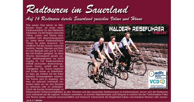 !! 16 Radtouren im Sauerland *** => https://www.reisetipps-europa.de/51_Reisefuehrer/3_Reisefuehrer_Maerkischen-Sauerland-Radtour.html jetzt bestellen 7,90€