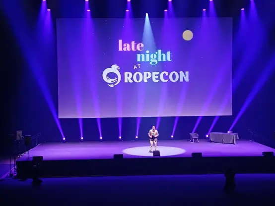 Late night at Ropecon from the gala.