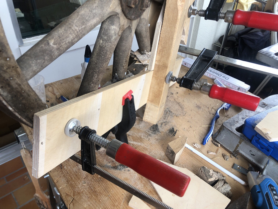 Holzrad verleimt