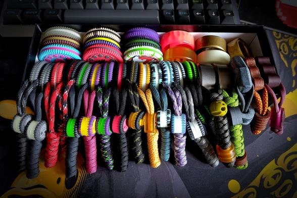 photograph of a box full of fidget toys