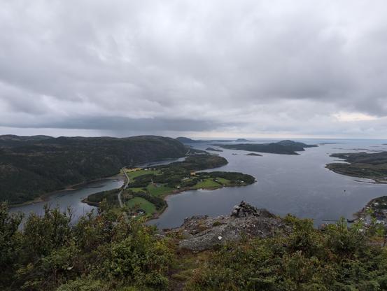 Utsikt over #Lauvsnes og #Folla fra #Storfjellet. View of #Lauvsnes and #Folla from #Storfjellet. #Trøndelag #Norge #Norway