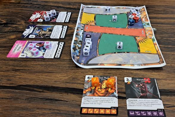 Marvel Dice Masters with Iron Man and Hawkeye