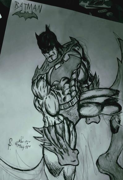 Zeichnung von batman