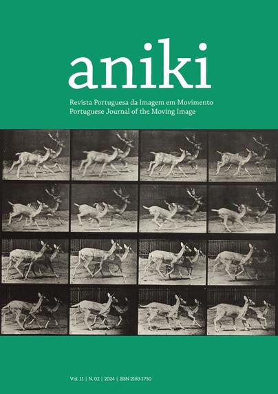 Capa do segundo número do volume 11 da Aniki, Revista Portuguesa da Imagem em Movimento