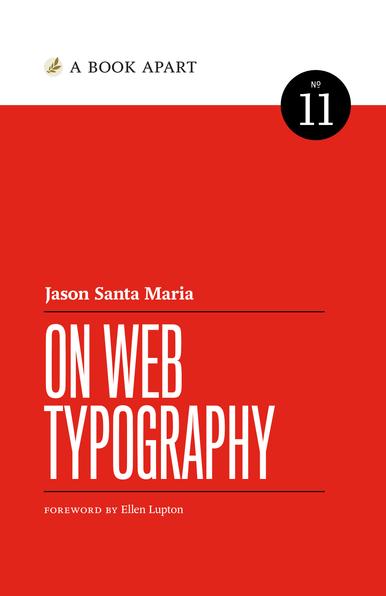 Book cover for On Web Typography by Jason Santa Maria