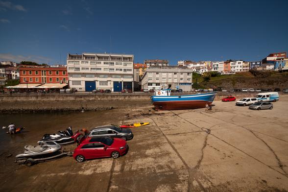 Porto de Fontán en Sada.
