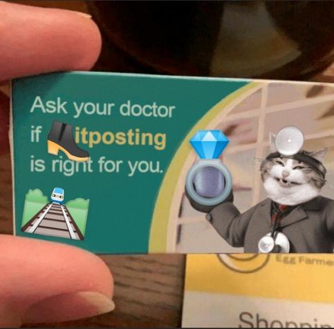 Ask a Dr. iF #scrungey 👢 ring Zero IT posting is right for you 😸

🚆
🛤️
#catte #caturday 👢💍Zero #ITPosting #infosec