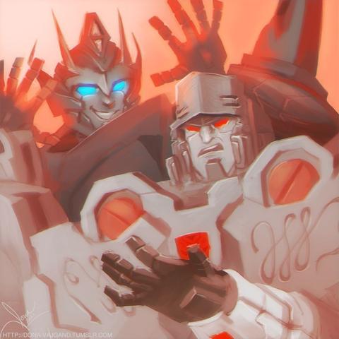 Rodimus teasing Megatron