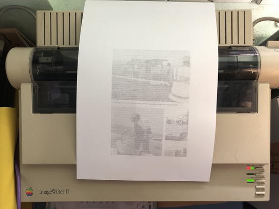 Printout of a scan that this printer scanned yesterday