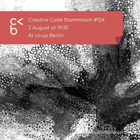 Black and white triangles forming an abstract, multi-layered shape together. Artwork by Alessandro Valentino.