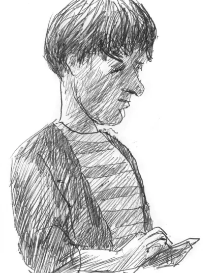 Man with mobile phone