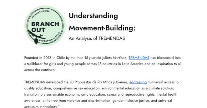 A screenshot of the attached Google Document titled Understanding Movement-Building.