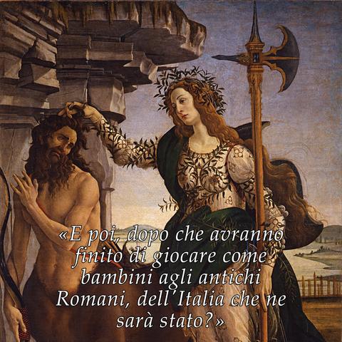 Pallade e il centauro, di Sandro Botticelli.