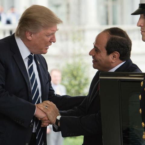 DJT meets El-Sisi