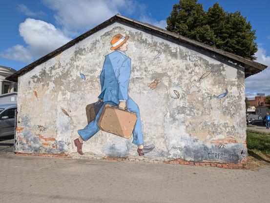 Artwork by Morfai in Kaunas, Lithuania