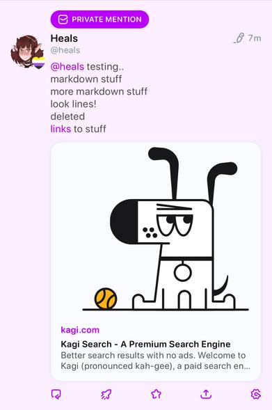 The toot displayed in Ivory itself. All the markdown characters (asterisks, underscores, tilde etc.) Have seen stripped but the text displays without extra formatting. The only properly applied markdown is the last line containing a link.