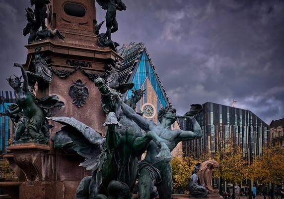 Mendel Brunnen Leipzig