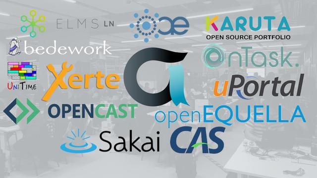 Apereo Foundation project logos.