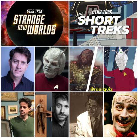 brucehorak actor painter visualartist Chief Engineer Hemmer klingon Star Trek Strange New Worlds very short treks