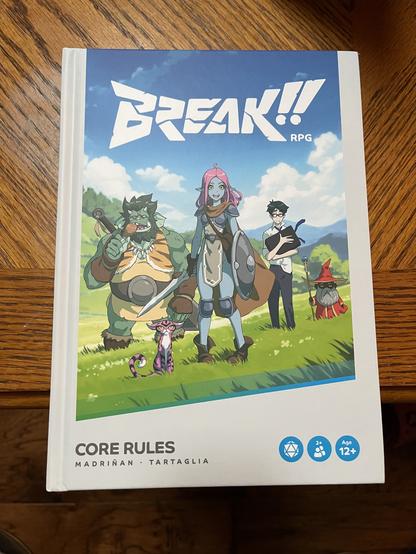 Cover of Break! role playing game book
