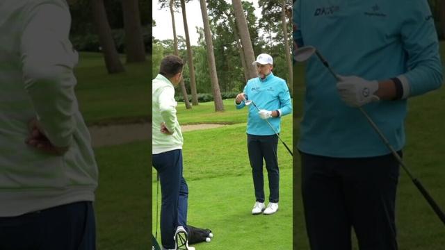 How Ian Poulter plays his chip and runs! #shortgame