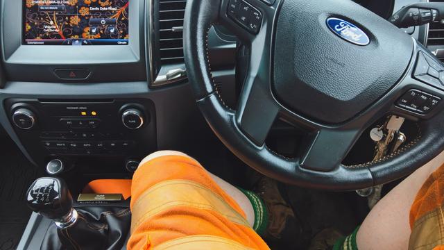 The #PrideOrange #WarMachine #Interior, with #NFCChargingPlates and #OtherStuff...