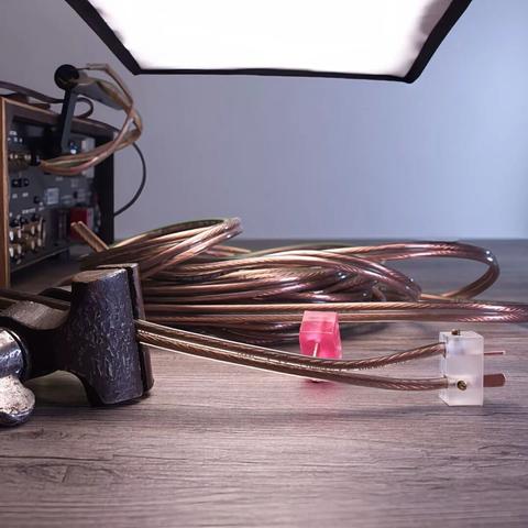 Product shot speaker plugs