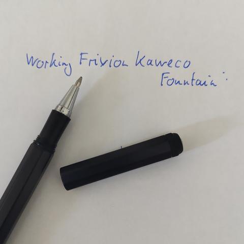 Working Kaweco Frixion pen