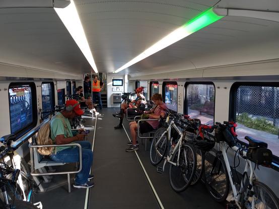 Lower level, bikes