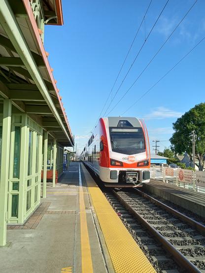 EMU departing belmont