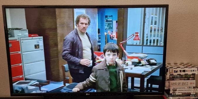 Young Asa Butterfield in Ashes to Ashes episode 6, series 1 (2008)